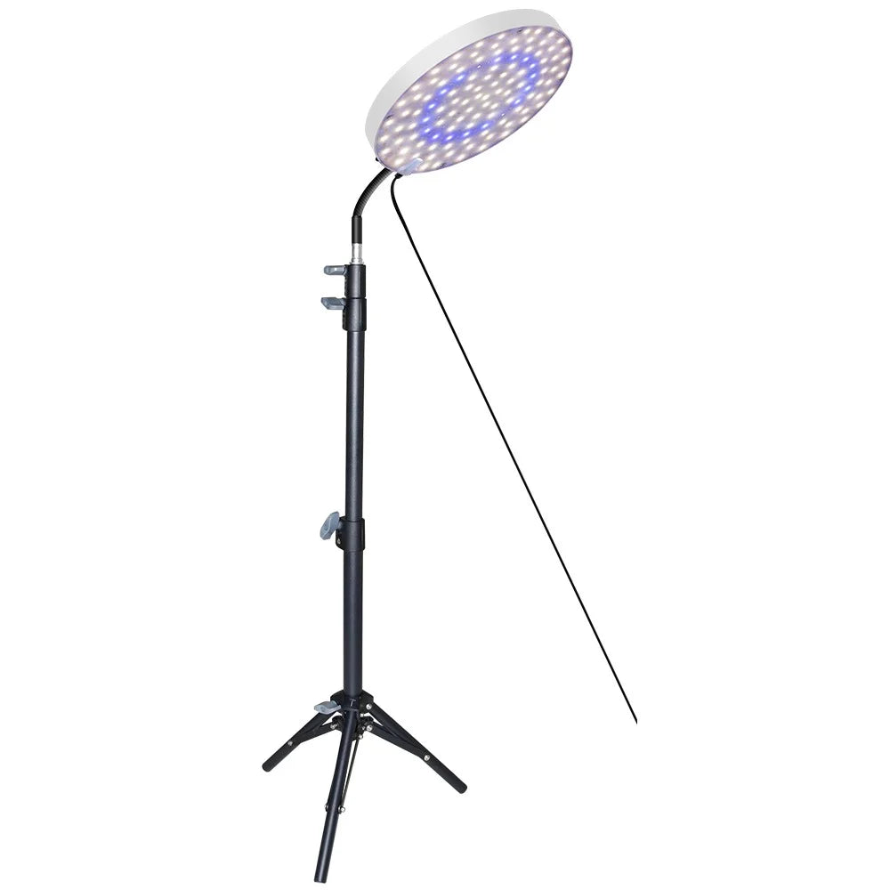 Style G Round Shape Sunlight Simulation Plant Grow Light with Tripod VEG and BLOOM Segmented LED Growing Lamp, EU Plug - 4