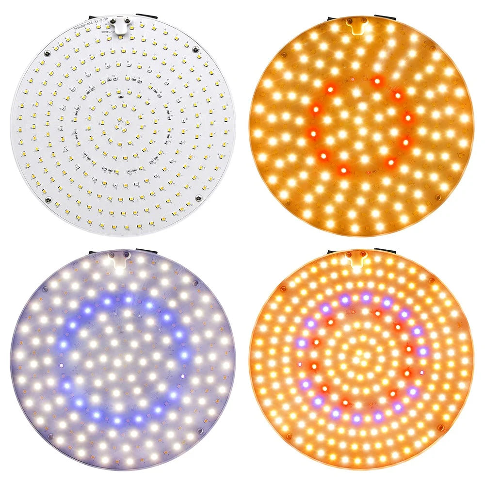 Style G Round Shape Sunlight Simulation Plant Grow Light with Tripod VEG and BLOOM Segmented LED Growing Lamp, EU Plug - 5