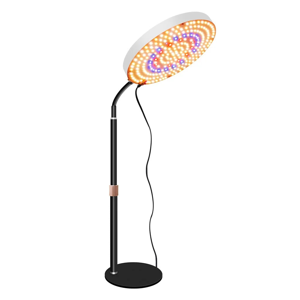Style G Round Shape Sunlight Simulation Plant Grow Light VEG and BLOOM Full Brightness Desktop LED Growing Lamp, EU Plug - 1