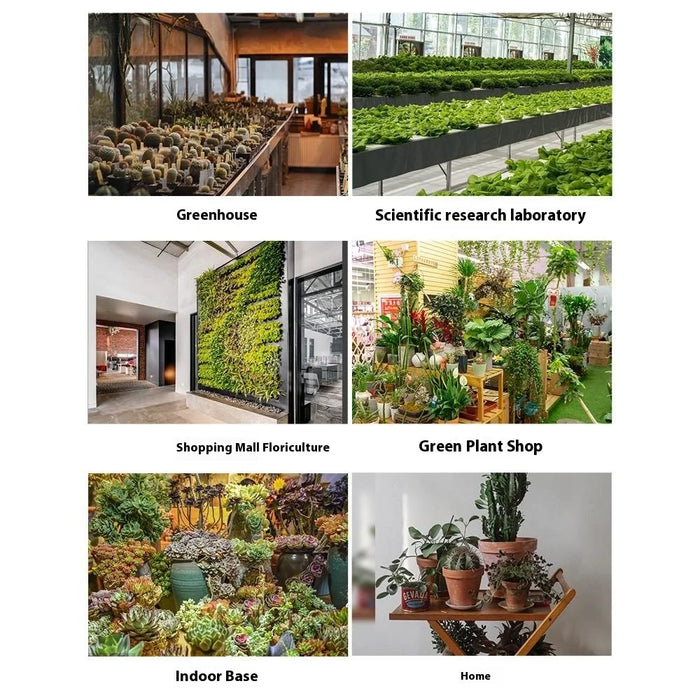 Style G Square Shape Sunlight Simulation Plant Grow Light with Tripod VEG and BLOOM Segmented LED Growing Lamp, EU Plug - 7