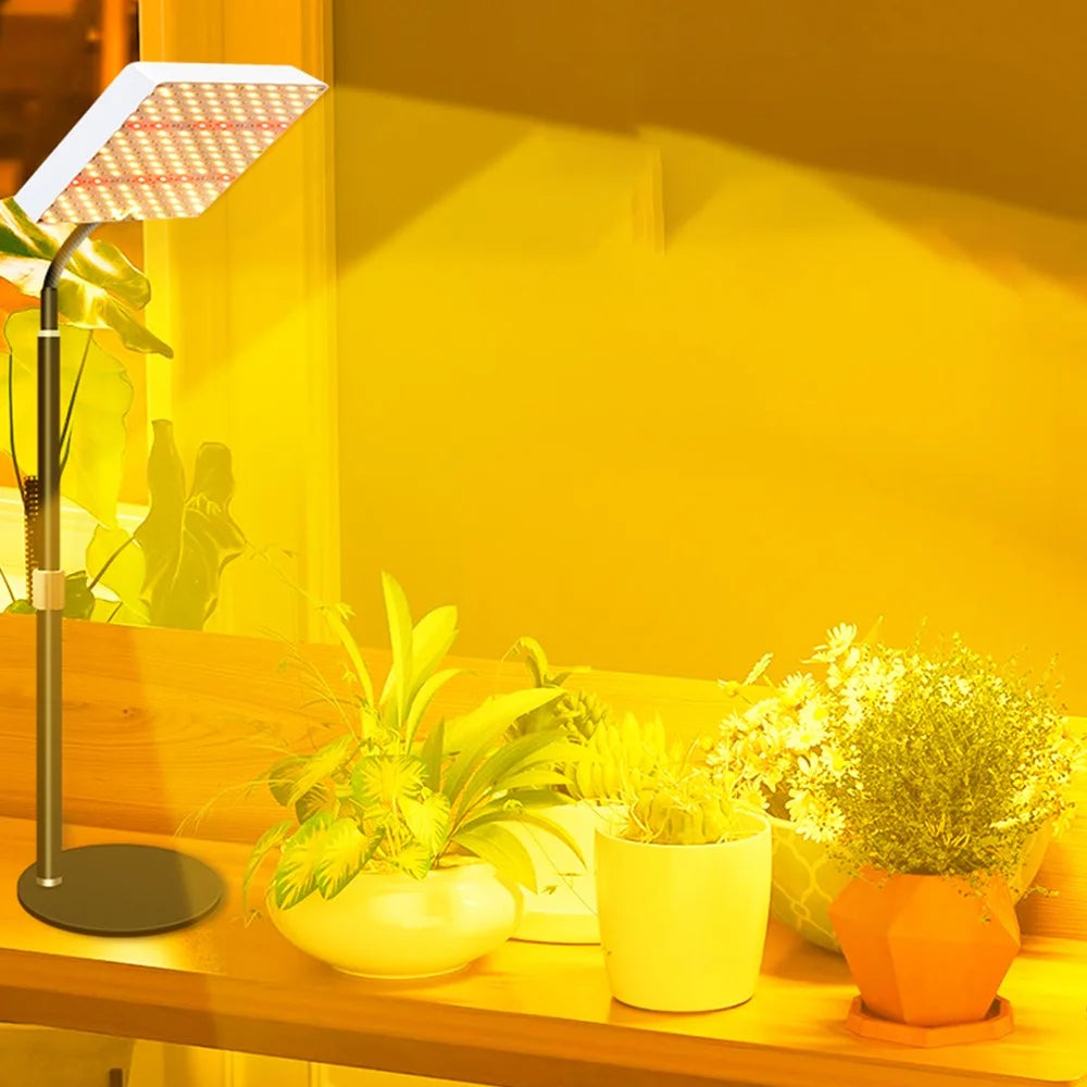 Style G Square Shape Sunlight Simulation Desktop Plant Grow Light VEG and BLOOM Full Brightness LED Growing Lamp, EU Plug - 2