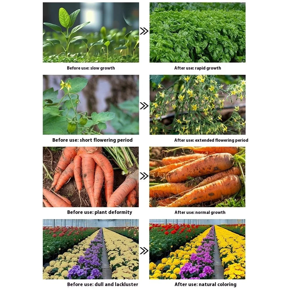 Style G Square Shape Sunlight Simulation Desktop Plant Grow Light VEG and BLOOM Full Brightness LED Growing Lamp, EU Plug - 5