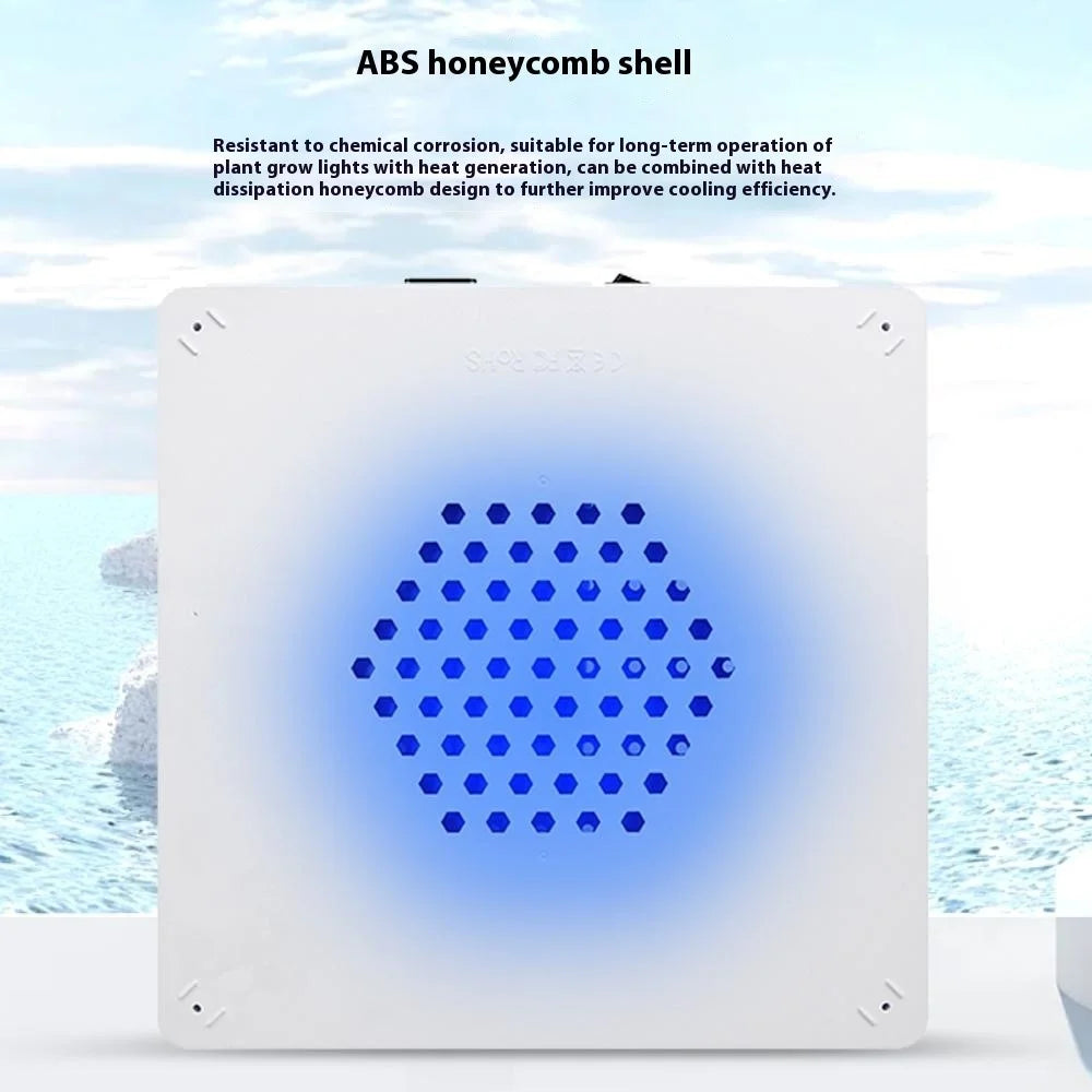 Style G Square Shape Sunlight Simulation Desktop Plant Grow Light VEG and BLOOM Full Brightness LED Growing Lamp, EU Plug - 7