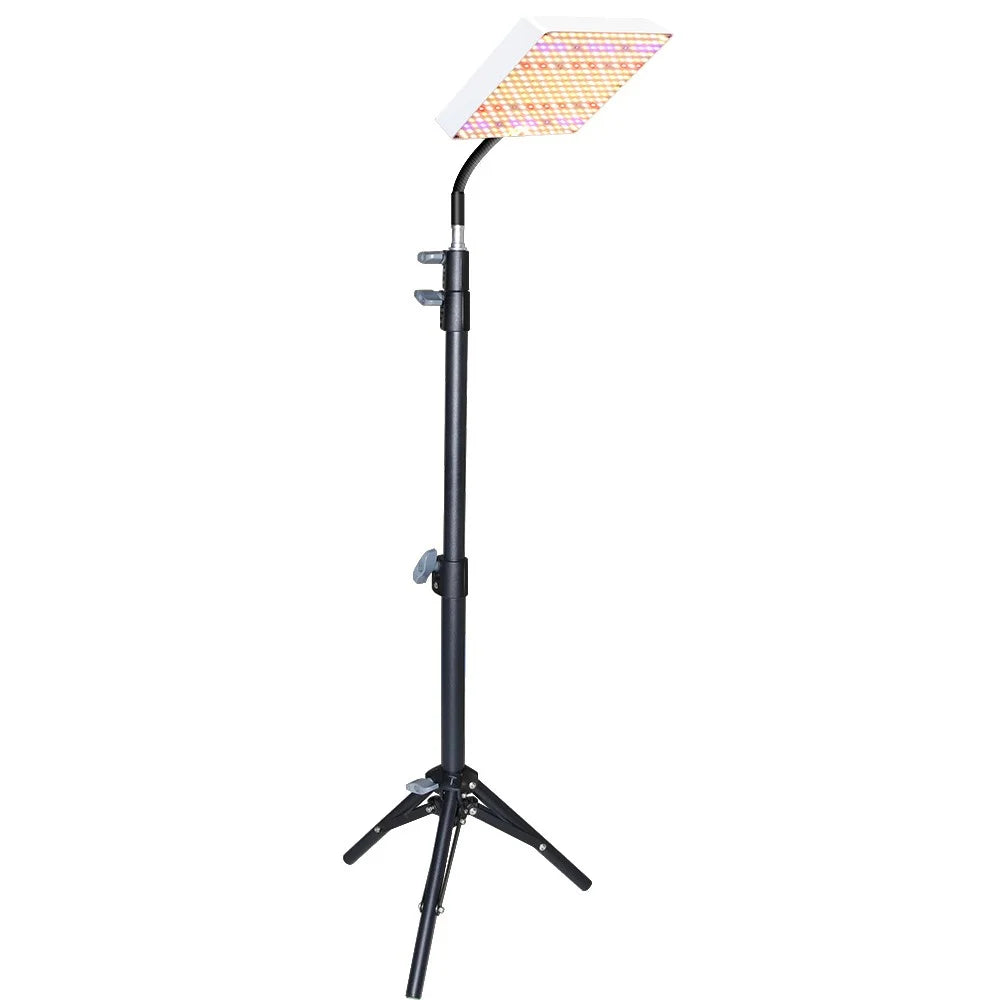 Style G Square Shape Sunlight Simulation Plant Grow Light with Tripod VEG and BLOOM Full Brightness LED Growing Lamp, EU Plug - 1