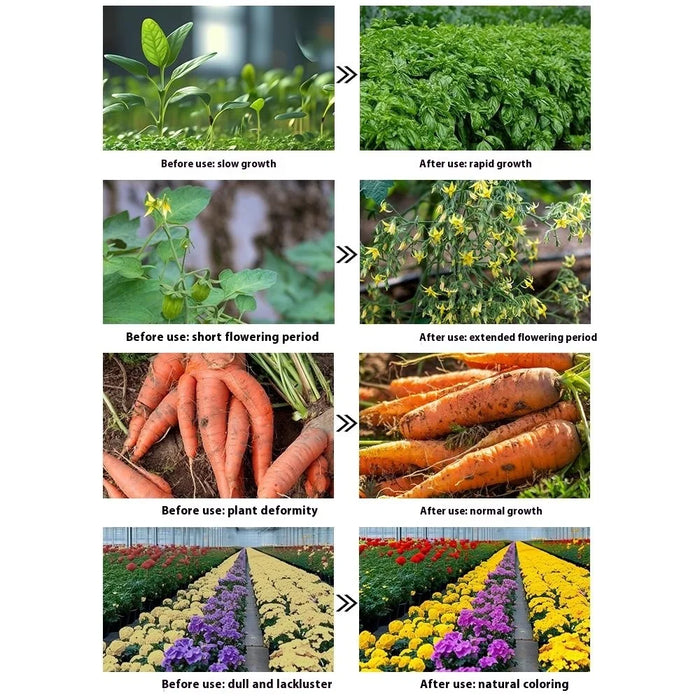 Style G Square Shape Sunlight Simulation Plant Grow Light with Tripod VEG and BLOOM Full Brightness LED Growing Lamp, EU Plug - 6