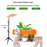 Style G Rectangular Sunlight Simulation Plant Grow Light with Tripod VEG and BLOOM Segmented LED Growing Lamp, EU Plug - 3