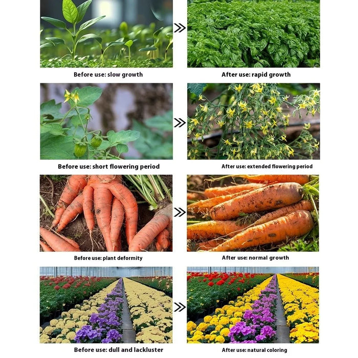 Style G Rectangular Sunlight Simulation Plant Grow Light with Tripod VEG and BLOOM Segmented LED Growing Lamp, EU Plug - 5