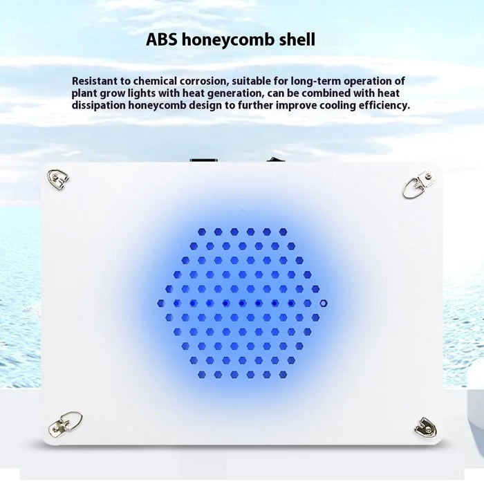 Style G Rectangular Sunlight Simulation Plant Grow Light with Tripod VEG and BLOOM Segmented LED Growing Lamp, EU Plug - 7