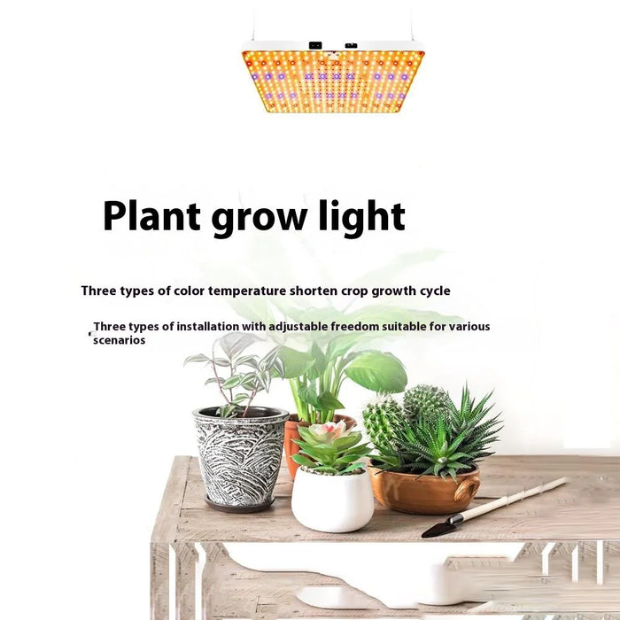 Style G Rectangular Sunlight Simulation Plant Grow Light with Hanging Wire VEG and BLOOM Full Brightness LED Growing Lamp, EU Plug - 2