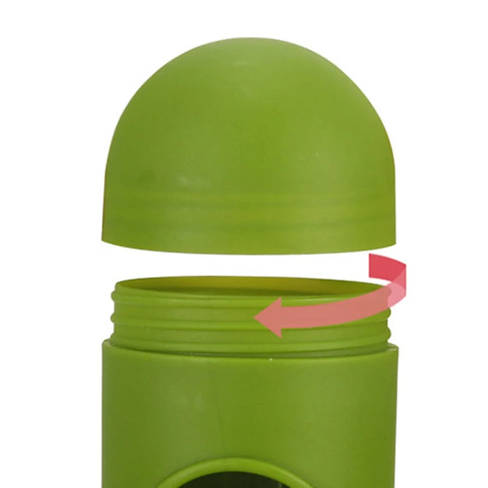 4 Rolls Biodegradable Pet Poop Waste Bag Eco-friendly Dog Poop Trash Garbage Bag with Dispenser - 2