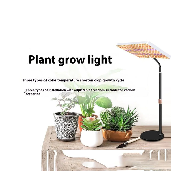 Style G Rectangular Sunlight Simulation Desktop Plant Grow Light VEG and BLOOM Full Brightness LED Growing Lamp, EU Plug - 2