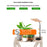 Style G Rectangular Sunlight Simulation Desktop Plant Grow Light VEG and BLOOM Full Brightness LED Growing Lamp, EU Plug - 3