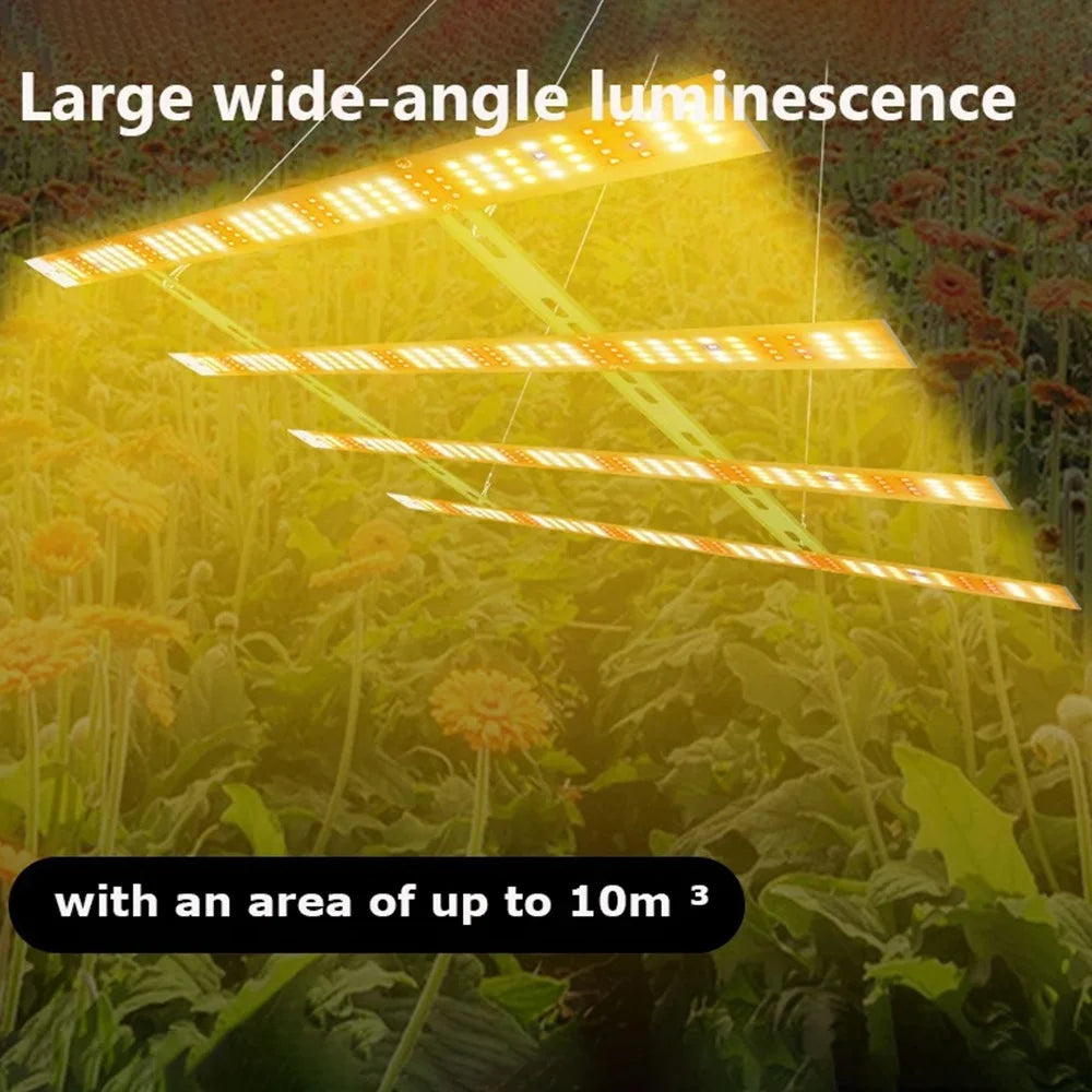 GD-4D 312-LED Full Spectrum Plant Growing Lamp AC 100-277V Grow Light Bar - US Plug - 6