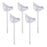 5Pcs 90ml Bird Shape Plant Waterer Automatic Watering Device PVC Drip Irrigation System, Size L - Transparent - 1
