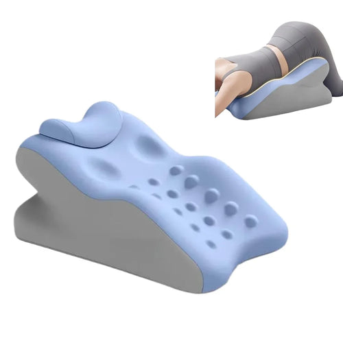 Multi-Functional Couples Conception Support Pillow Memory Foam Ergonomics Pillow with Small Cushion - Blue / Grey - 1