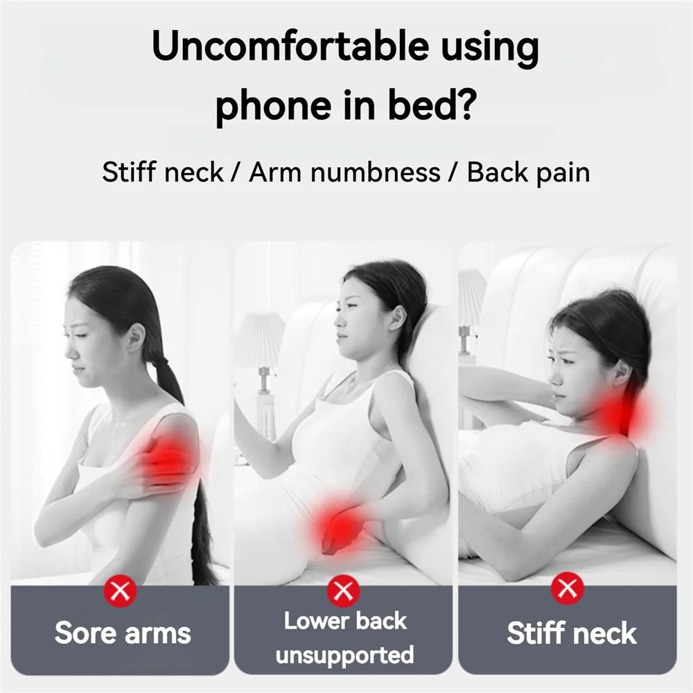 Multi-Functional Couples Conception Support Pillow Memory Foam Ergonomics Pillow with Small Cushion - Blue / Grey - 7