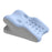 Multi-Functional Couples Conception Support Pillow Memory Foam Prone Position Pillow without Small Cushion - Blue / Grey - 1