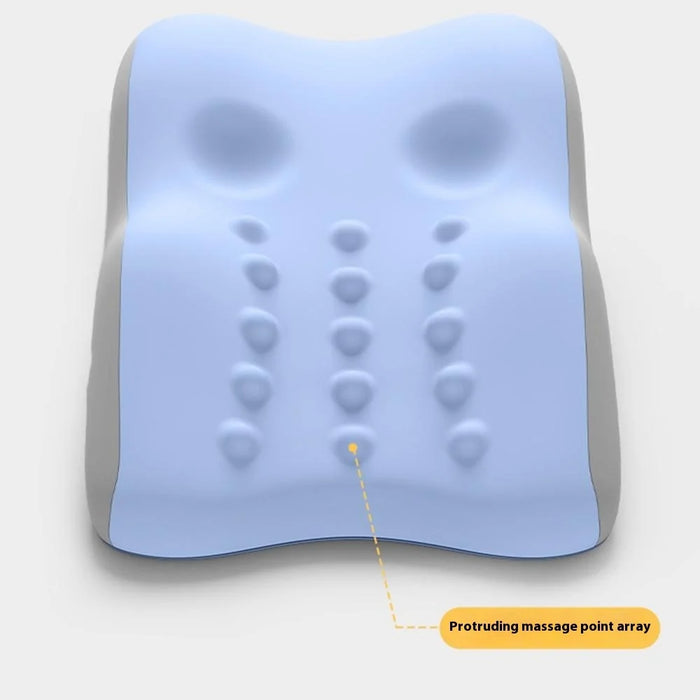 Multi-Functional Couples Conception Support Pillow Memory Foam Prone Position Pillow without Small Cushion - Blue / Grey - 5