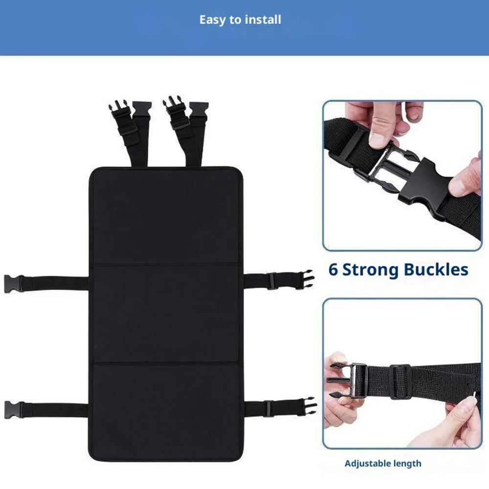 Bunk Bed Ladder Pad Oxford Fabric + PVC Ladder Safety Cover Lock Pad for Kids Climbing Protection - Black - 3