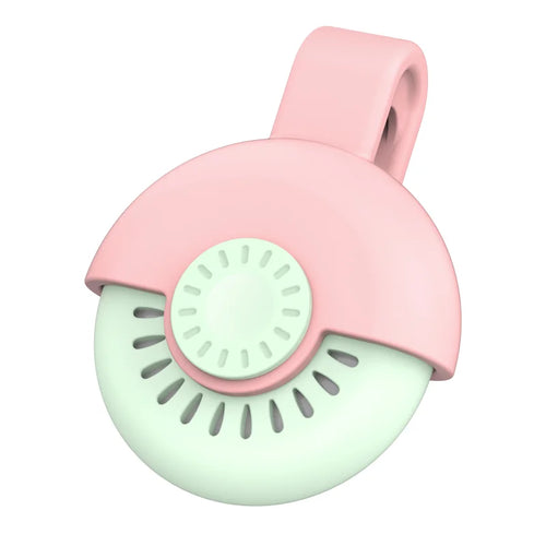 F10 Clip-on Magnetic Natural Plant Essential Oil Mosquito Repellent Device for Outdoor Camping - Pink - 1