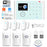 CS118 WiFi GSM Anti-theft Home Intruder Smart Alarm System 3 Door Magnetic Sensors 2 Remote Controls Touch Screen Host Tuya APP Voice Control Security System - 1
