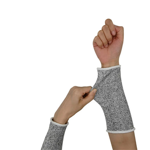 1 Pair HPPE 5-Level Cut-Resistant Anti-scratch Armband Protection Elastic Arm Sleeve - 2