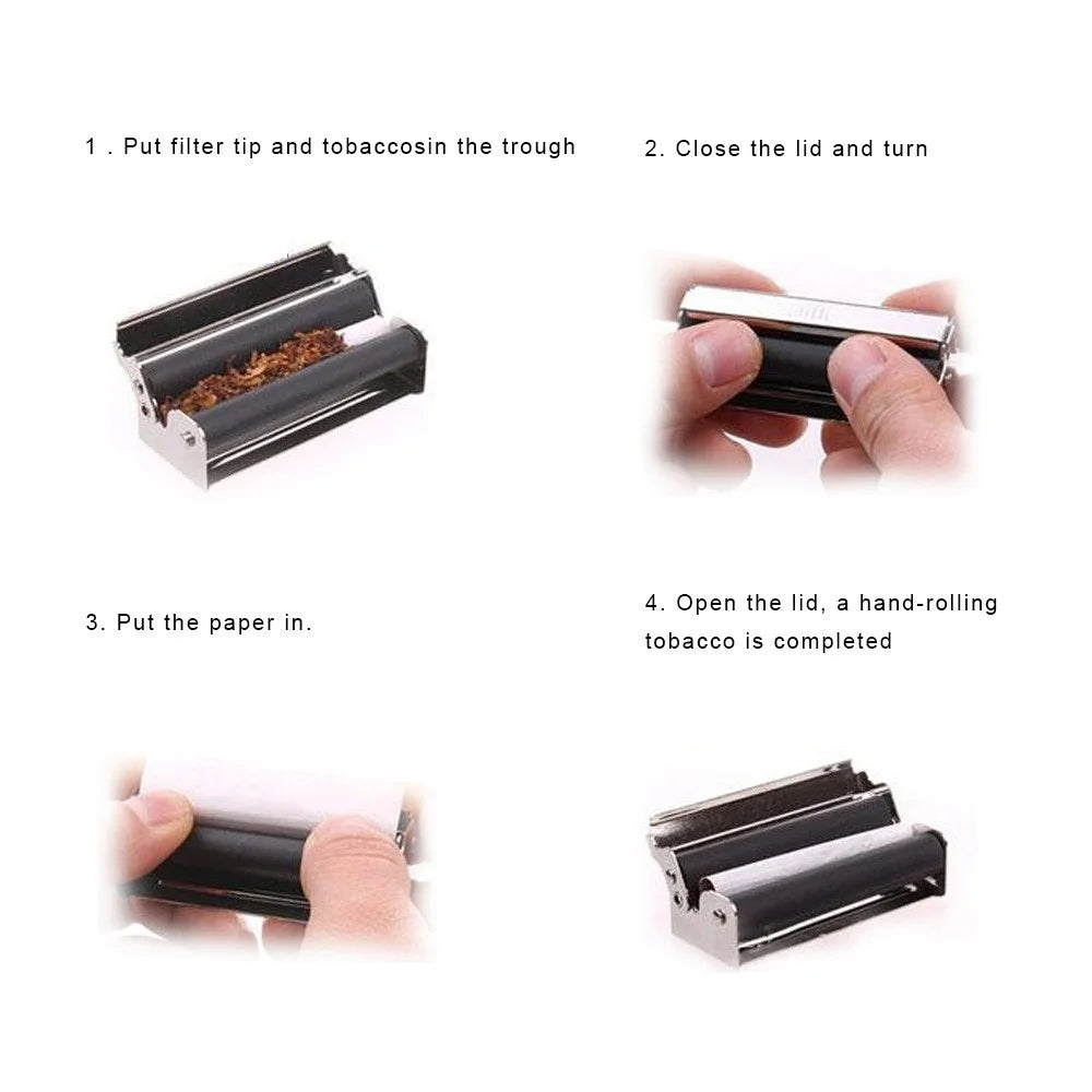 Cigarette Maker Rolling Machine Portable Smoking Accessories Tobacco Roller Cigarette Device - 5