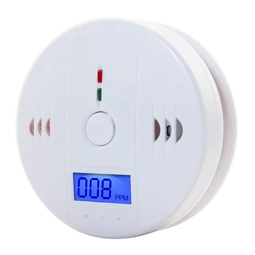 CO999 Carbon Monoxide Alarm Detector Replaceable Battery-Operated CO Alarm Detector with LCD Display for Home School Office (battery not included) - 1