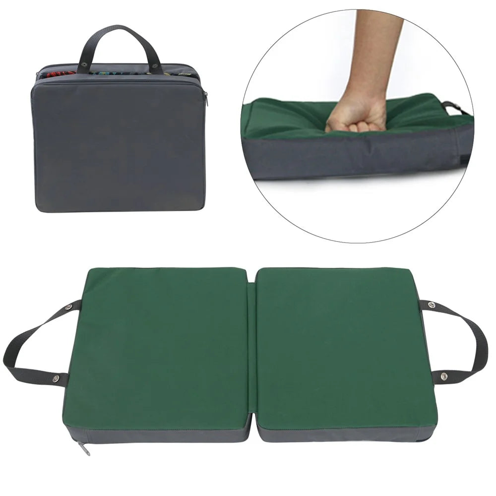 Solid Color 60x33.5x4.5cm Knee Cushion Pad Garden Kneeling Pad Soft Memory Foam Mat - 1
