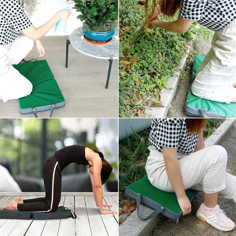 Solid Color 60x33.5x4.5cm Knee Cushion Pad Garden Kneeling Pad Soft Memory Foam Mat - 6