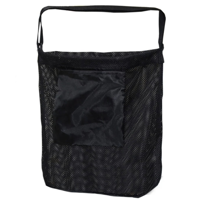 844801 Outdoor Gardening Oxford Cloth Breathable Mesh Mushroom Picking Storage Bag, 45x42cm - Black - 1