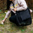 844801 Outdoor Gardening Oxford Cloth Breathable Mesh Mushroom Picking Storage Bag, 45x42cm - Black - 7