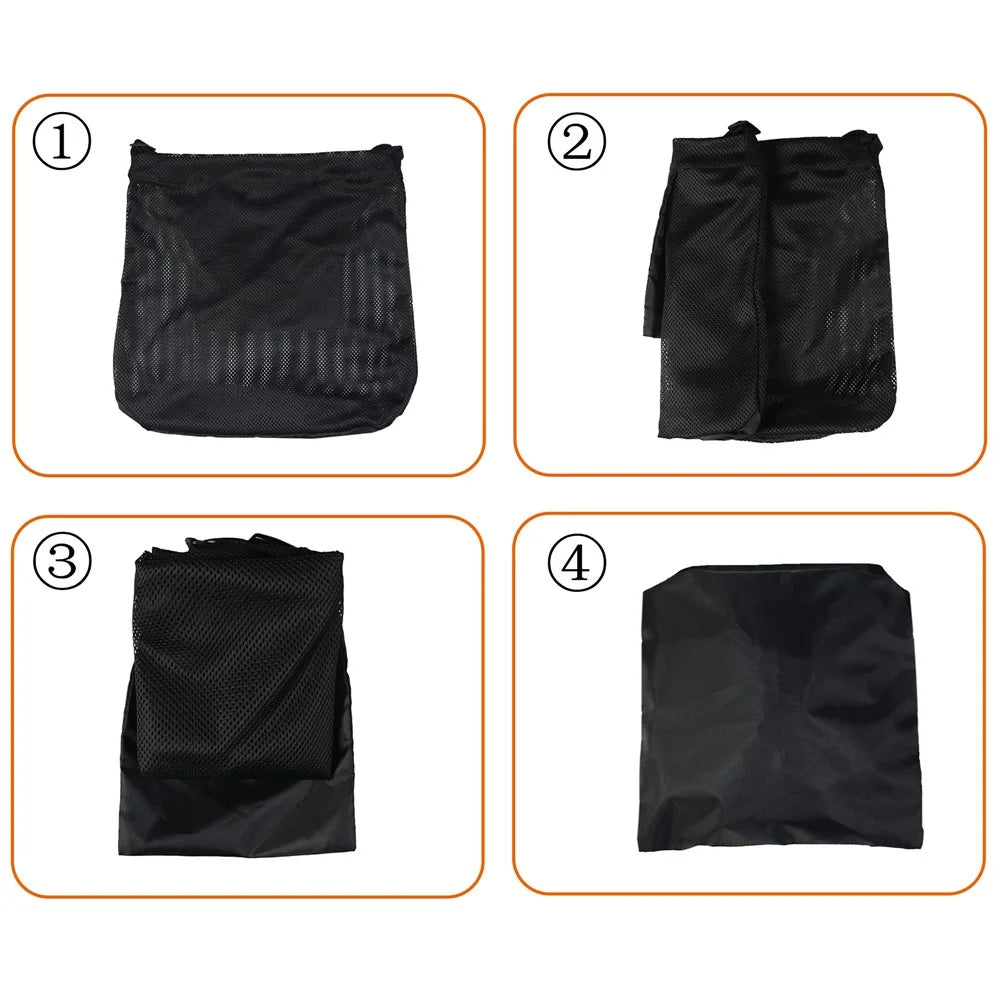 846403 Outdoor Mushroom Hunting Mesh Bag Fruit Picking Bag Harvest Bag, 45x42cm (No FDA) - 3