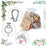 Christmas Gift 100Pcs / Set Decoration Keychain Angel Wing Pendant Key Chain Souvenir Wedding Gift Kit - 4