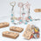 Christmas Gift 100Pcs / Set Decoration Keychain Angel Wing Pendant Key Chain Souvenir Wedding Gift Kit - 6