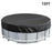 15FT Round Swimming Pool Cover 210D Oxford Cloth Solar Cover for Above Ground Pools - 1