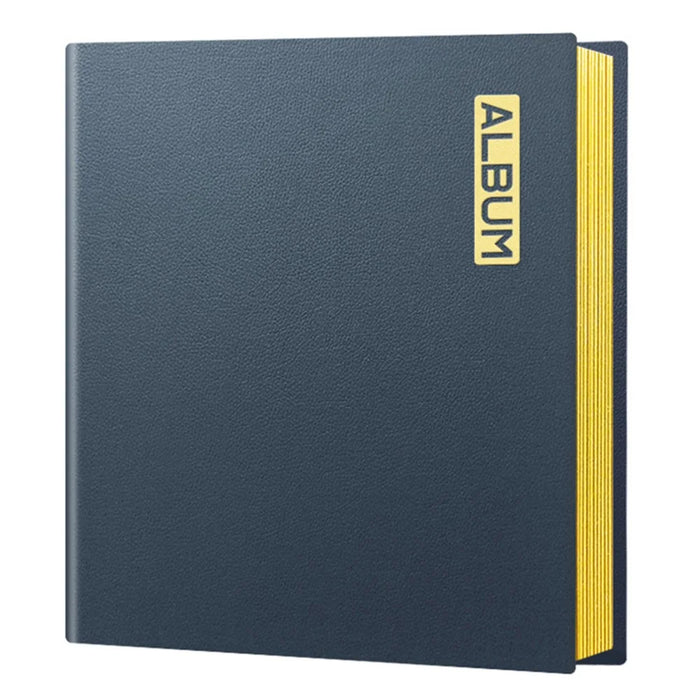 A4 Self-Adhesive Album Commemorative PU Leather Photo Album with 20 Inner Pages - Black - 1