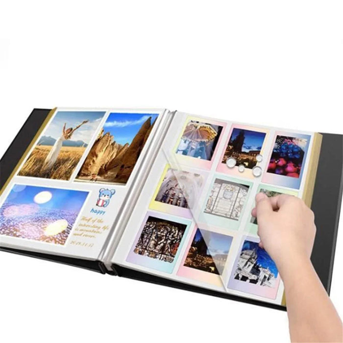 A4 Self-Adhesive Album Commemorative PU Leather Photo Album with 20 Inner Pages - Black - 2