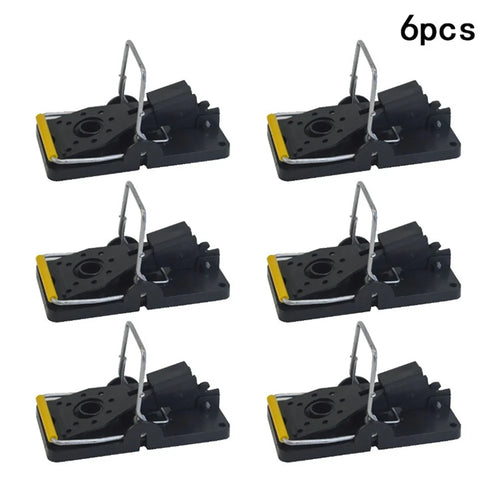 6Pcs / Set Reusable Mechanical Metal Spring Mouse Traps High Sensitive Rat Catcher - 1