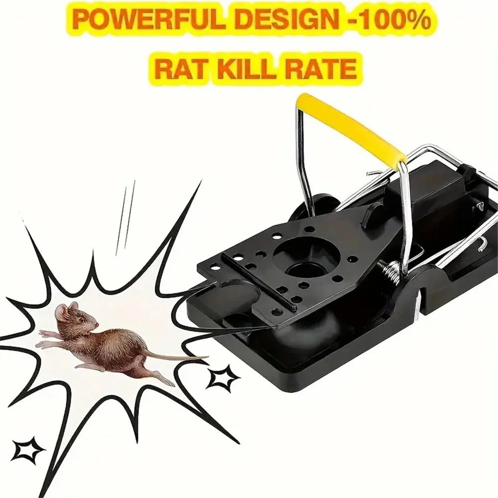 6Pcs / Set Reusable Mechanical Metal Spring Mouse Traps High Sensitive Rat Catcher - 2
