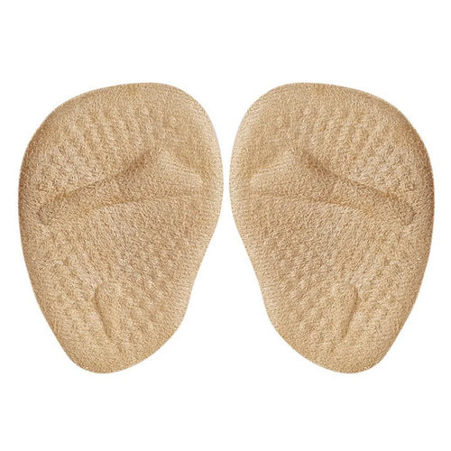 Breathable High Heels Forefoot Pads Anti-Slip Pain Relief Half Insoles Inserts - Beige - 1