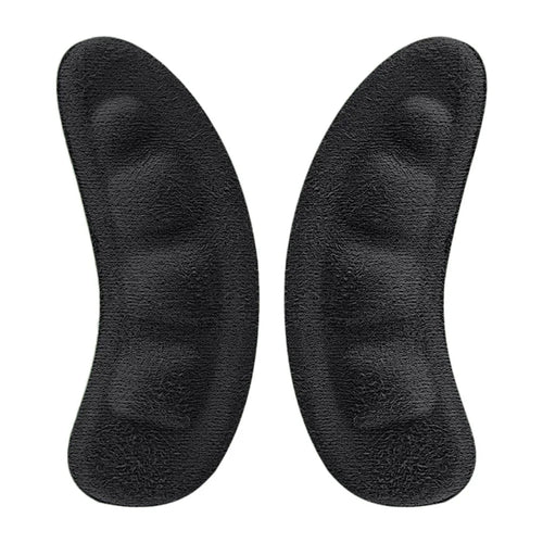 Self-Adhesive Heel Cushion Sweat Absorbing Anti-Slip Heel Pads for Loose Shoes - Black - 1