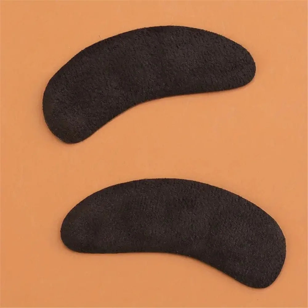Self-Adhesive Heel Cushion Sweat Absorbing Anti-Slip Heel Pads for Loose Shoes - Black - 3
