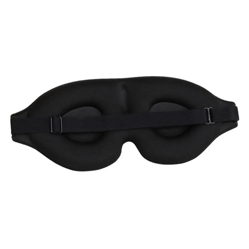 Ergonomic 3D Sleeping Mask Polyester Eye Mask Blindfold with Adjustable Strap - 1