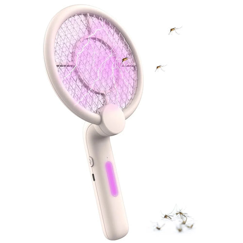 16002 Bug Zapper Racket Mosquito Killer Lamp Home Silent USB Rechargeable Fly Swatter (CE Certificated) - 1