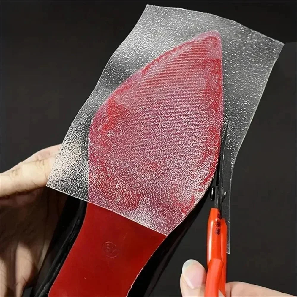 10x50cm Shoes Sole Protector Sticker Anti-Slip Ground Grip Self-Adhesive High Heels Sole Tape - Transparent - 3