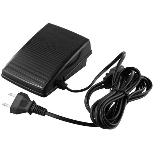 Sewing Machine Speed Controller Plastic Foot Control Pedal with EU Plug Power Cord - 1