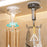Multi-Function Suction Cup Wall-Mounted Rotating Hanger Utensil Holder with 6 Hooks - Transparent Grey - 6