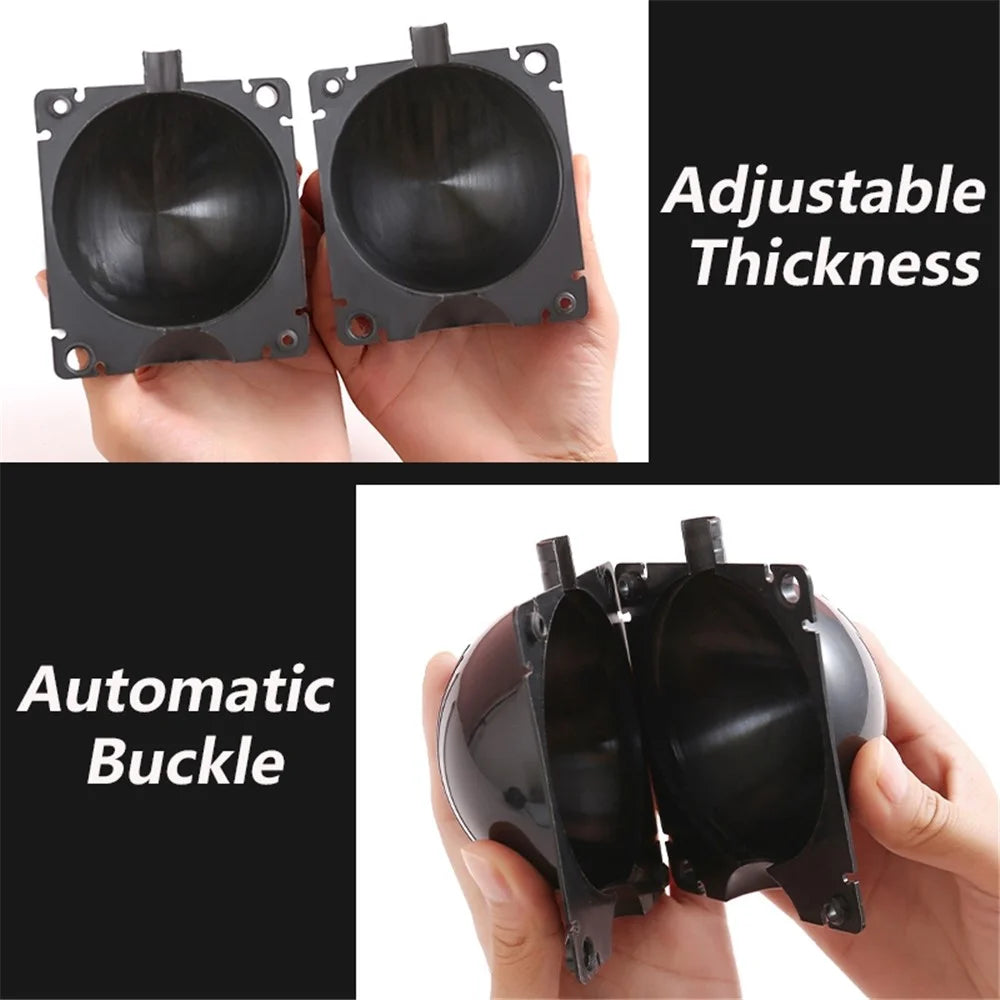 5.2cm Diameter Plant Rooting Device High Pressure Propagation Ball High Pressure Box Grafting Breed Garden Plant Root Growing Box - Black - 3