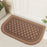 50x80cm Non-Slip Doormat Dustproof Carpet Water Absorbent Square Entryway Rug - Khaki - 2